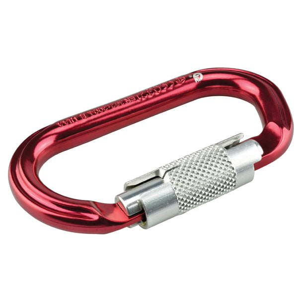 Mosquetón De Aluminio Con Seguro Cierre Twist Tipo Oval Longitud 11.0cm Capacidad De Ruptura 23kN - Pyxen