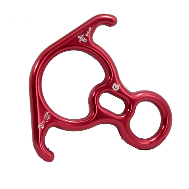 Descensor Figura "8" Con Capacidad de Ruptura 40kN Color Rojo - Pyxen