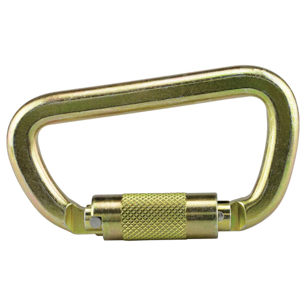 Mosquetón De Acero Con Seguro Cierre Twist Tipo D Longitud 12.1cm Capacidad De Ruptura 35kN - Pyxen