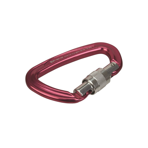 Mosquetón De Aluminio Con Seguro Cierre Screw Tipo Oval Longitud 11.0cm Capacidad De Ruptura 25kN - Pyxen