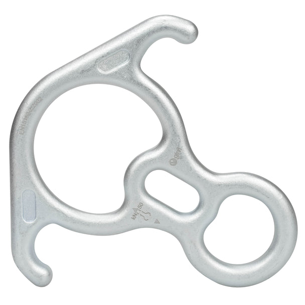 Descensor Figura "8" Con Capacidad de Ruptura 40kN Color Plata - Pyxen