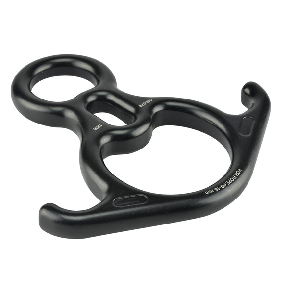 Descensor De Aluminio Con Capacidad De Ruptura 40kN Longitud 17.0mm Color Negro - Pyxen