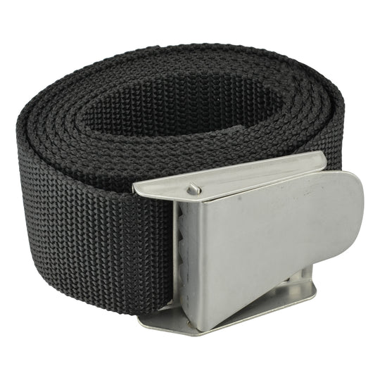 Cinturón Para Buceo Con Hebilla De Acero Color Negro - Pyxen