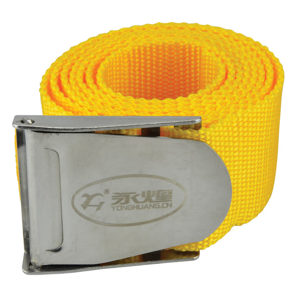 Cinturón Para Buceo Con Hebilla De Acero Color Amarillo - Pyxen