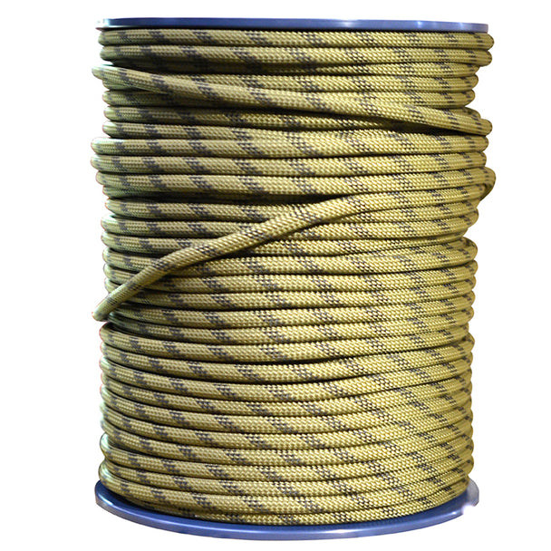 Cuerda Para Alpinismo Estática Calibre 11.0mm Longitud 100m Color Verde Oliva - Pyxen