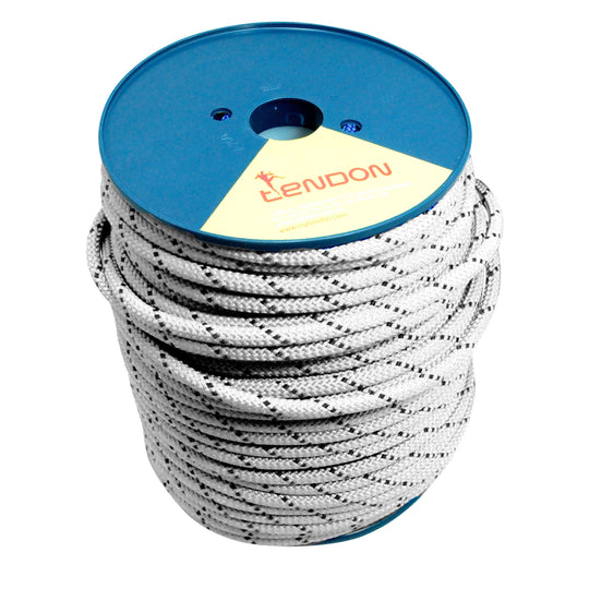 Cuerda Para Alpinismo Estática Calibre 10.5 Longitud 200m Color Blanca - Pyxen