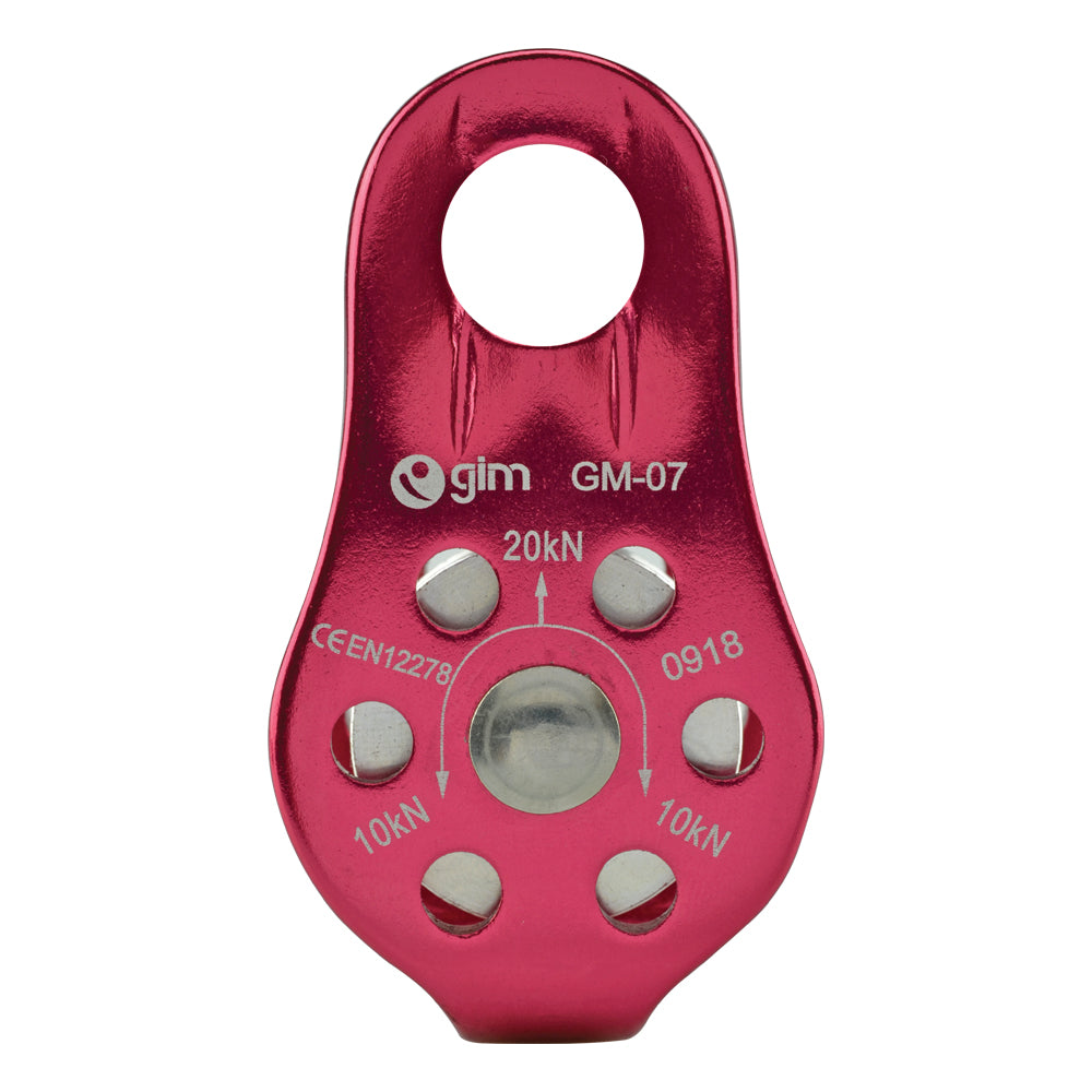 Polea De Aluminio Sencilla Sin Balero Resistencia 20kN - Pyxen