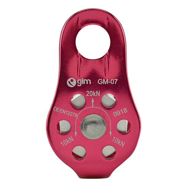 Polea De Aluminio Sencilla Sin Balero Resistencia 20kN - Pyxen