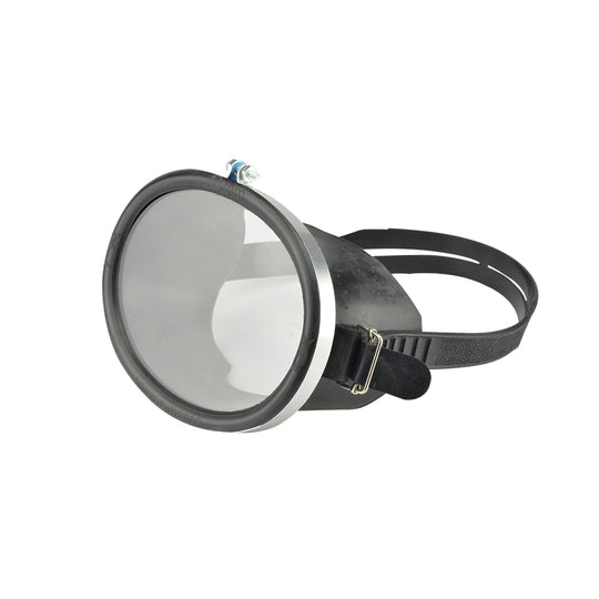 Visor Para Buceo Ovalado Lente De Cristal Montura De Anillo Metálico/Hule Talla Niño/Adulto - Pyxen