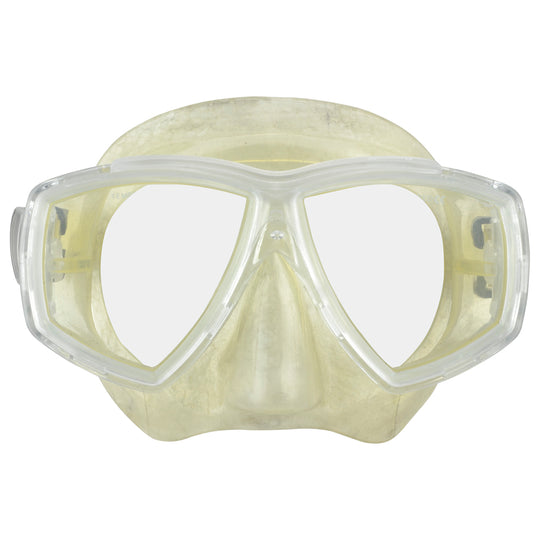 Visor Para Buceo Ovalado Lente De Cristal Montura/Anillo Silicón Talla Adulto - Pyxen